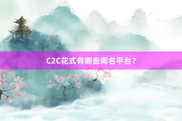 C2C花式有哪些闻名平台？